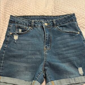 Denim Blue Women's Shorts